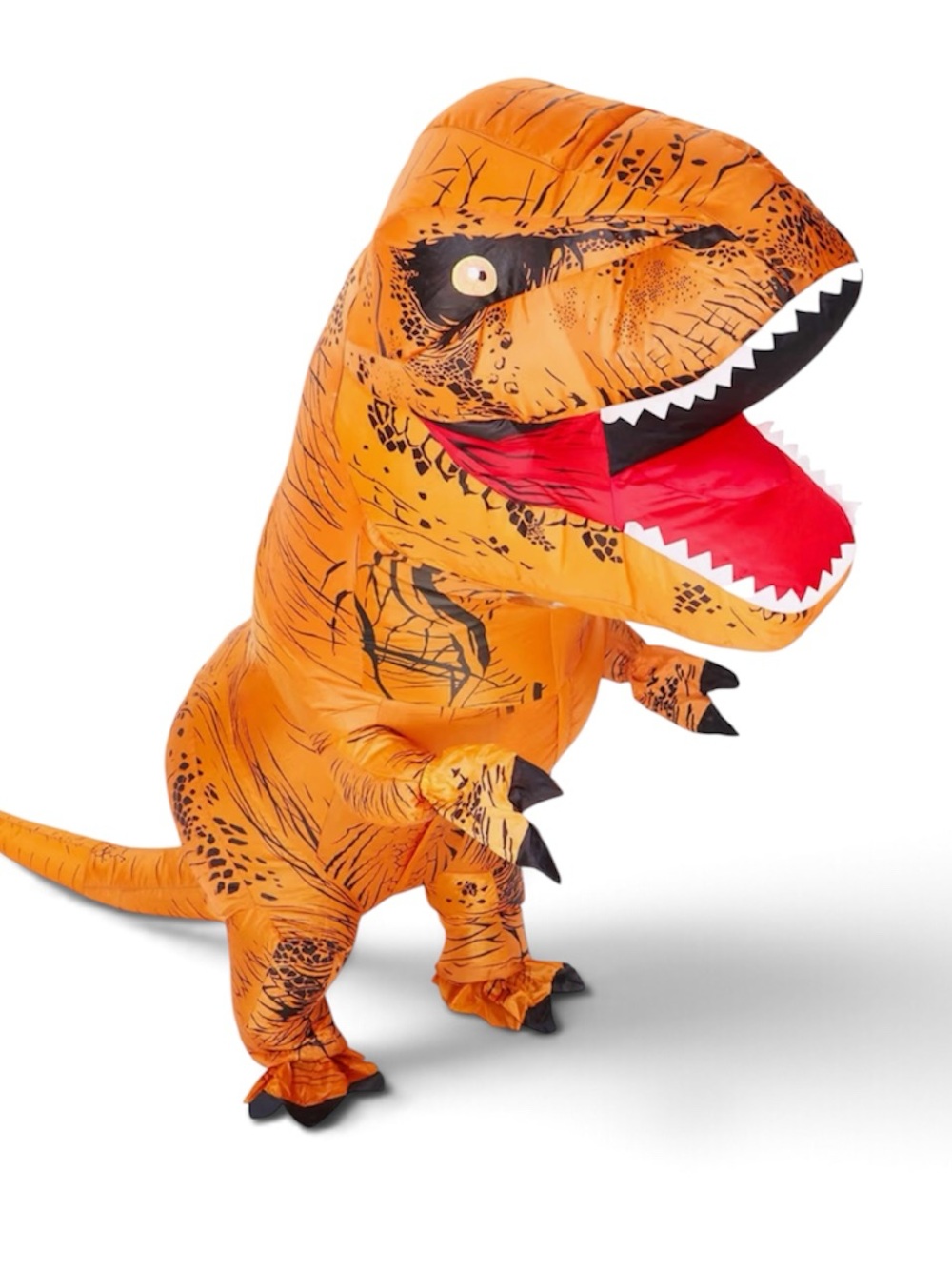 Inflatable T-Rex Dinosaur Costume Kids/Youth Halloween Costume w/ Fan - Picture 2 of 7